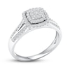 Thumbnail Image 3 of Diamond Engagement Ring 1/3 ct tw Round-cut 10K White Gold