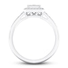 Thumbnail Image 2 of Diamond Engagement Ring 3/8 ct tw Round-cut 10K White Gold