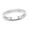 Thumbnail Image 0 of Diamond Wedding Band 1/10 ct tw Round-cut 10K White Gold