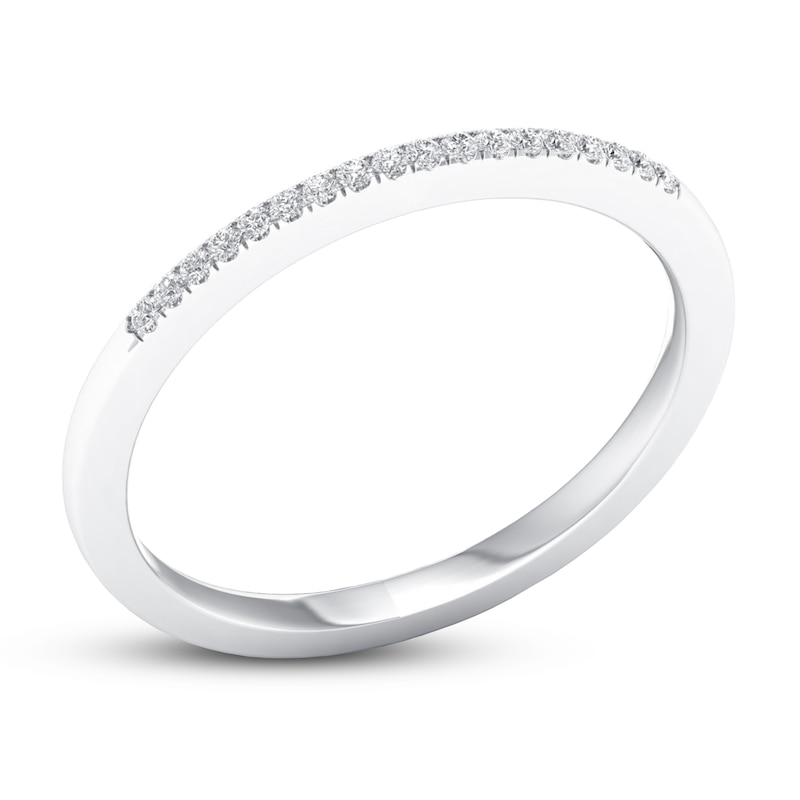 Main Image 4 of Now + Forever Diamond Wedding Band 1/15 ct tw Round-cut 10K White Gold