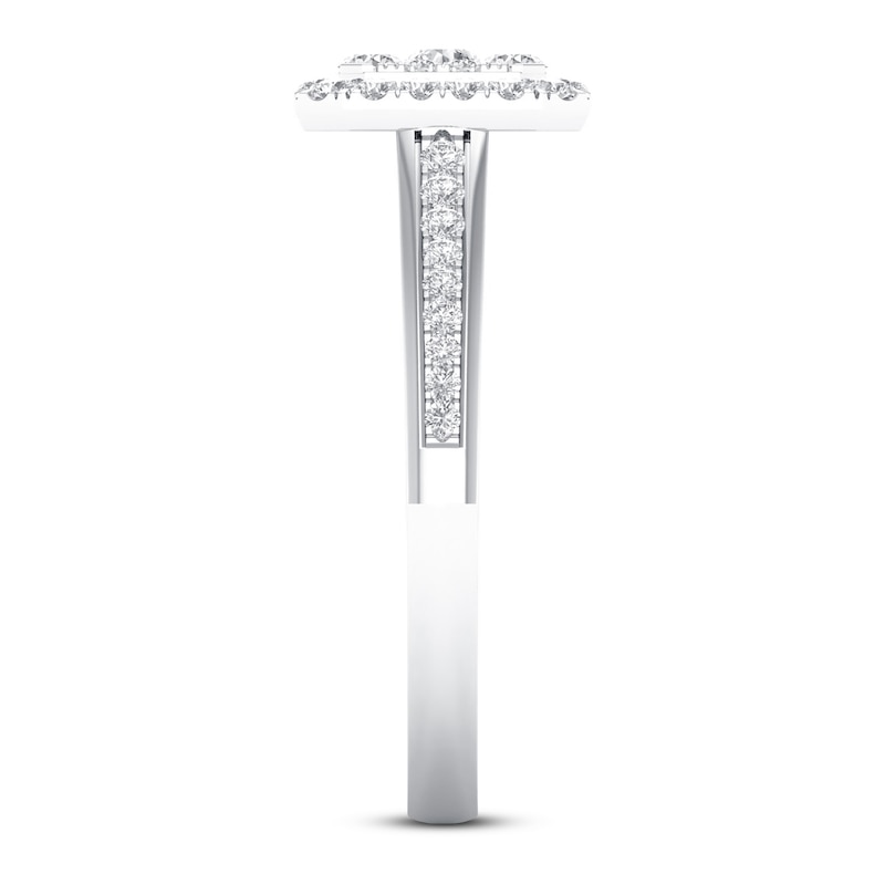 Main Image 2 of Now + Forever Diamond Engagement Ring 1/3 ct tw Round-cut 10K White Gold