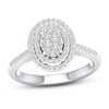 Thumbnail Image 1 of Now + Forever Diamond Engagement Ring 3/8 ct tw Round-cut 10K White Gold