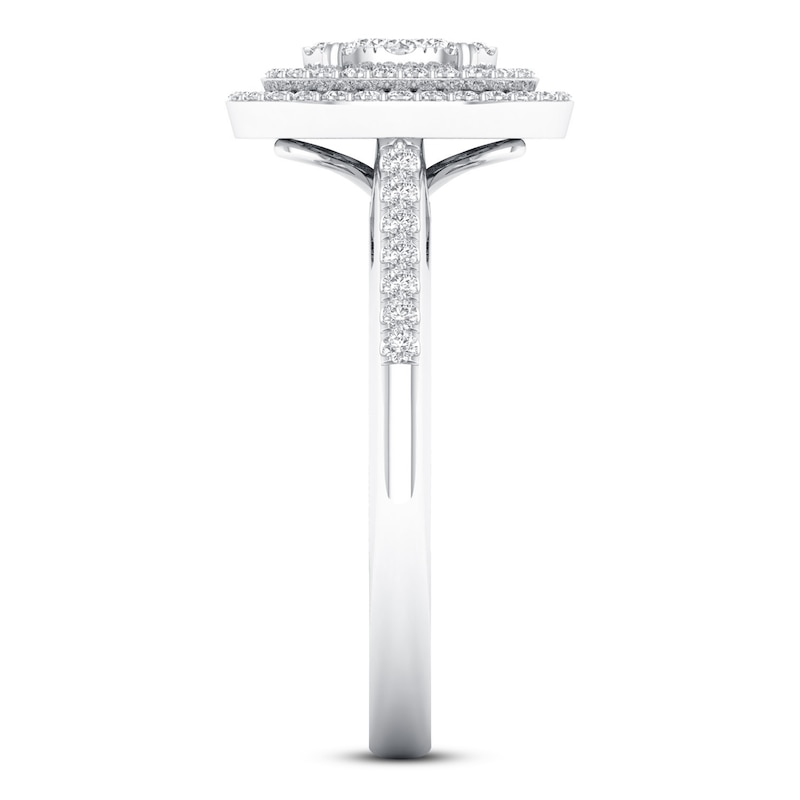 Main Image 2 of Now + Forever Diamond Engagement Ring 3/8 ct tw Round-cut 10K White Gold