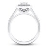 Thumbnail Image 3 of Now + Forever Diamond Engagement Ring 3/8 ct tw Round-cut 10K White Gold