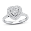 Thumbnail Image 1 of Now + Forever Diamond Engagement Ring 1/3 ct tw Round-cut 10K White Gold