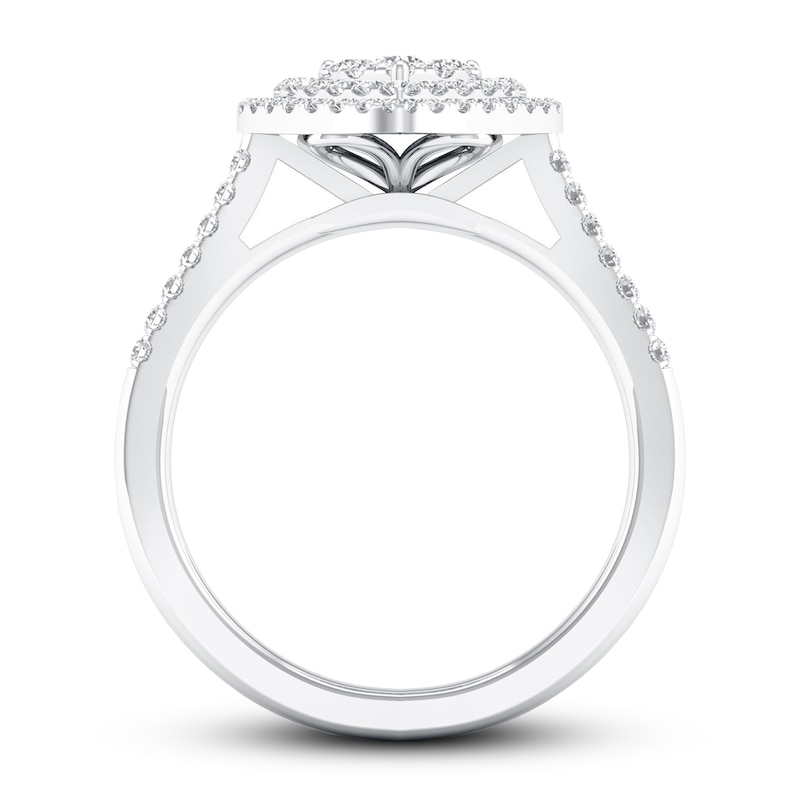 Main Image 3 of Now + Forever Diamond Engagement Ring 1/3 ct tw Round-cut 10K White Gold