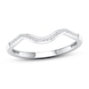 Thumbnail Image 1 of Now + Forever Diamond Wedding Band 1/15 ct tw Round-cut 10K White Gold