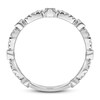 Thumbnail Image 2 of Diamond Wedding Band 3/8 ct tw Round-cut 14K White Gold