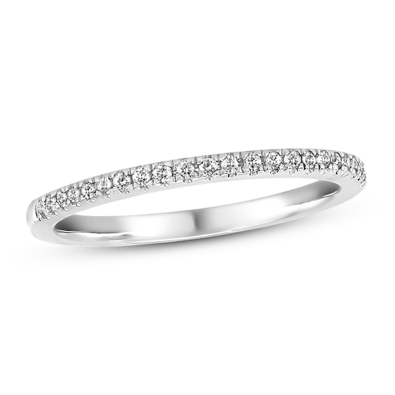 Now + Forever Diamond Wedding Band 1/8 ct tw Round-cut 14K White Gold