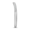 Thumbnail Image 2 of Now + Forever Diamond Wedding Band 1/10 ct tw Round-cut 10K White Gold