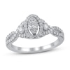 Thumbnail Image 0 of Diamond Engagement Ring 5/8 ct tw Round-cut 10K White Gold