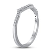 Thumbnail Image 2 of Now + Forever Diamond Wedding Band 1/6 ct tw Round-cut 10K White Gold