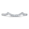 Thumbnail Image 3 of Now + Forever Diamond Wedding Band 1/6 ct tw Round-cut 10K White Gold