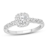 Thumbnail Image 1 of Now + Forever Diamond Engagement Ring 1/2 ct tw Round-cut 10K White Gold