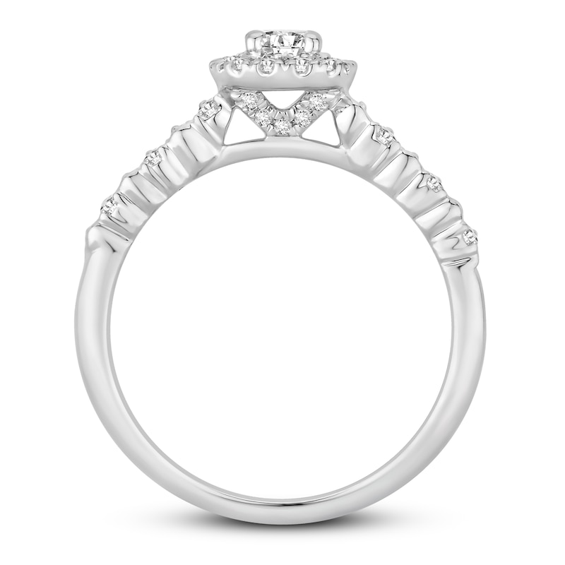 Main Image 2 of Now + Forever Diamond Engagement Ring 1/2 ct tw Round-cut 10K White Gold