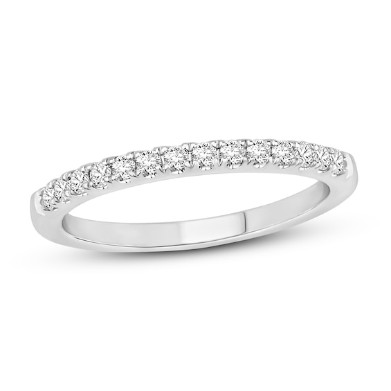 Now + Forever Diamond Wedding Band 1/4 ct tw 10K White Gold