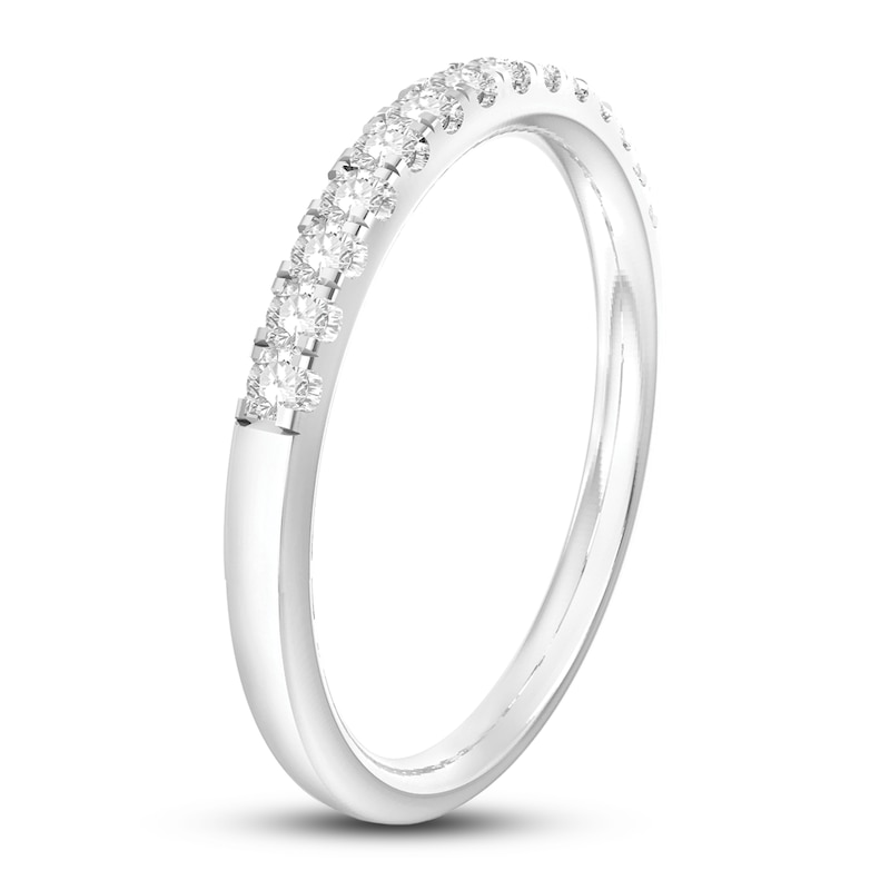Main Image 2 of Now + Forever Diamond Wedding Band 1/4 ct tw Round-cut 14K White Gold
