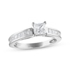 Thumbnail Image 0 of Diamond Engagement Ring 1-1/4 ct tw Princess-cut 14K White Gold