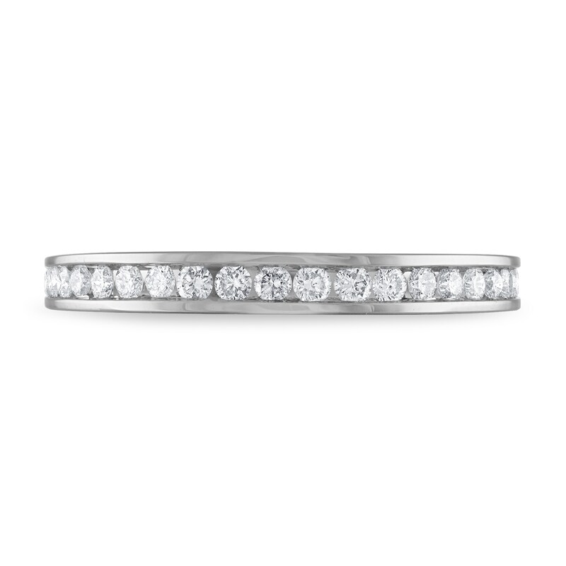 Diamond Wedding Band 1/3 ct tw Round-cut 14K White Gold