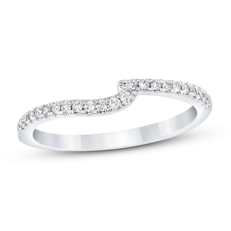 Main Image 1 of Diamond Wedding Band 1/6 ct tw Round-cut 14K White Gold