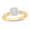 Thumbnail Image 0 of Diamond Engagement Ring 1/2 ct tw Round-cut 10K Two-Tone Gold