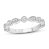 Thumbnail Image 1 of Now + Forever Diamond Wedding Band 1/6 ct tw Round-cut 10K White Gold