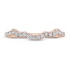 Thumbnail Image 2 of Diamond Wedding Band 1/4 ct tw Round-cut 14K Rose Gold