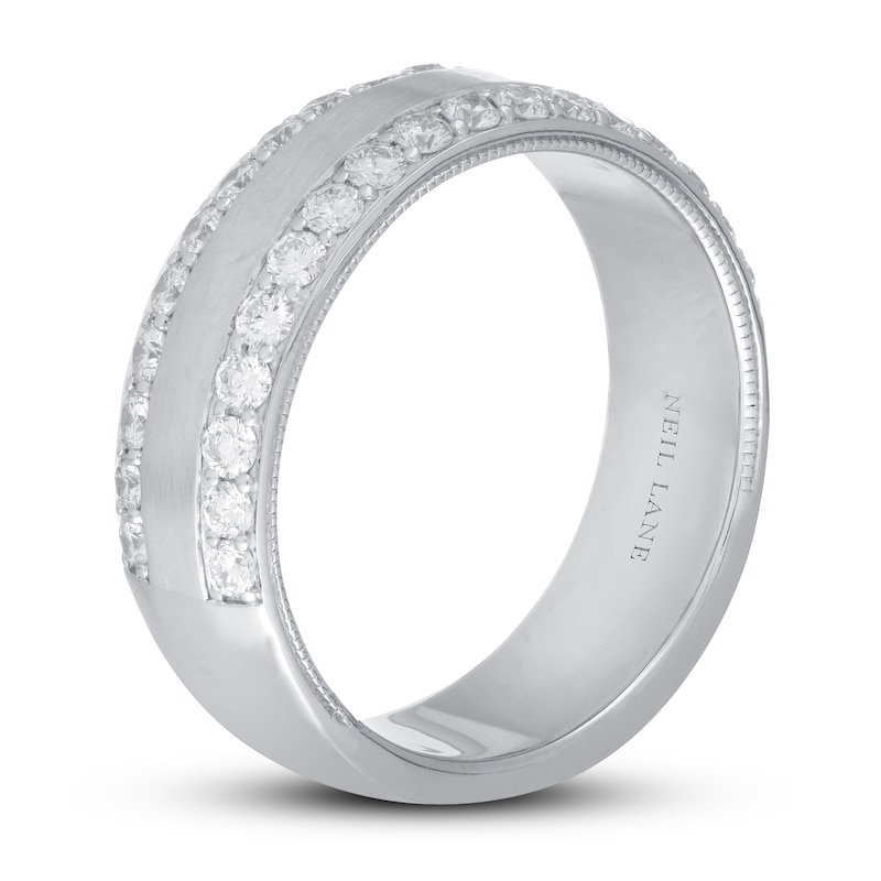Neil Lane Men’s Diamond Wedding Band 1 ct tw 14K White Gold