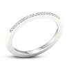 Thumbnail Image 3 of Diamond Wedding Band 1/15 ct tw Round-cut 10K White Gold