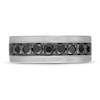 Thumbnail Image 3 of Neil Lane Men's Black Diamond Wedding Band 1 ct tw Round-cut 14K White Gold