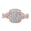 Thumbnail Image 2 of Diamond Engagement Ring 7/8 ct tw Round-cut 14K Rose Gold