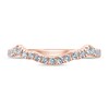 Thumbnail Image 2 of Diamond Wedding Band 1/4 ct tw Round-cut 14K Rose Gold