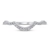 Thumbnail Image 2 of Diamond Wedding Band 1/8 ct tw Round-Cut 14K White Gold