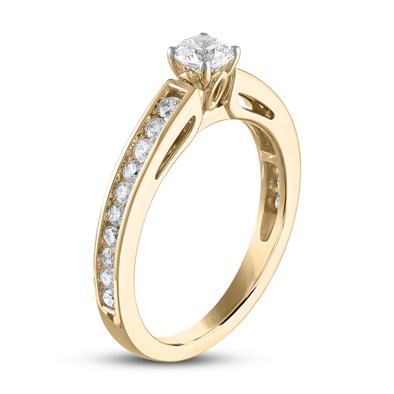 Main Image 2 of Now + Forever Diamond Engagement Ring 5/8 ct tw Round-cut 14K Yellow Gold