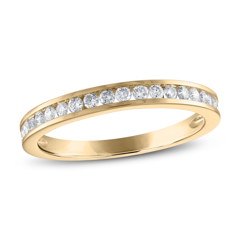 Main Image 1 of Now + Forever Diamond Wedding Band 1/3 ct tw Round-cut 14K Yellow Gold