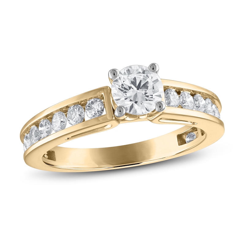 Main Image 1 of Now + Forever Diamond Engagement Ring 1-1/4 ct tw Round-cut 14K Yellow Gold