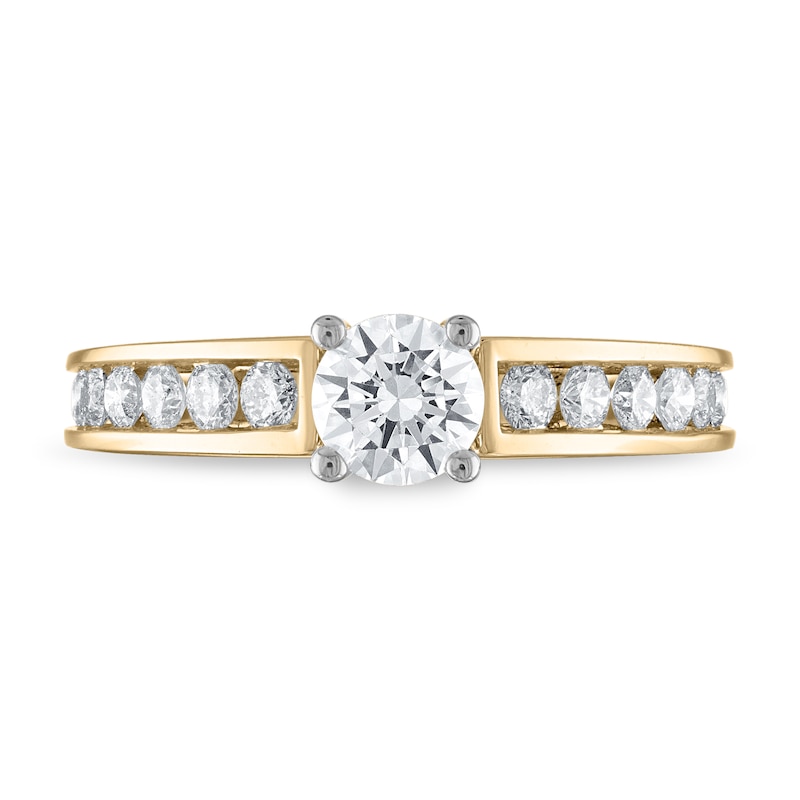Main Image 3 of Now + Forever Diamond Engagement Ring 1-1/4 ct tw Round-cut 14K Yellow Gold