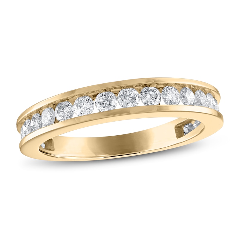 Main Image 1 of Now + Forever Diamond Wedding Band 3/4 ct tw Round-cut 14K Yellow Gold