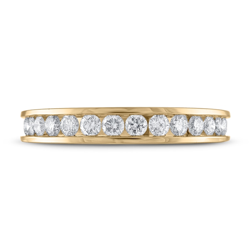 Main Image 3 of Now + Forever Diamond Wedding Band 3/4 ct tw Round-cut 14K Yellow Gold