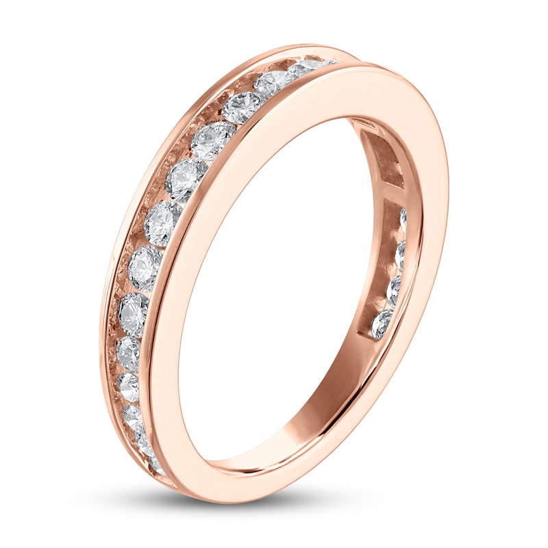 Main Image 2 of Now + Forever Diamond Wedding Band 3/4 ct tw Round-cut 14K Rose Gold