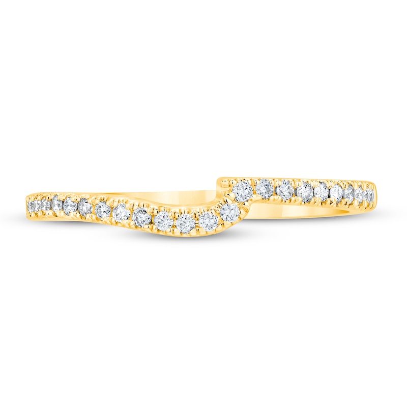 Diamond Wedding Band 1/6 ct tw Round-cut 14K Yellow Gold