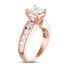 Thumbnail Image 1 of Diamond Engagement Ring 1-7/8 ct tw Princess & Round 14K Rose Gold