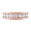 Thumbnail Image 3 of Now + Forever Diamond Wedding Band 1-1/5 ct tw Round-cut 14K Rose Gold