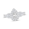 Thumbnail Image 0 of Memories Moments Magic Diamond Engagement Ring 7/8 ct tw Pear & Round-Cut 14K White Gold