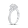 Thumbnail Image 1 of Memories Moments Magic Diamond Engagement Ring 7/8 ct tw Pear & Round-Cut 14K White Gold