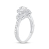 Thumbnail Image 2 of Memories Moments Magic Diamond Engagement Ring 7/8 ct tw Pear & Round-Cut 14K White Gold