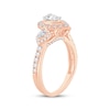 Thumbnail Image 2 of Memories Moments Magic Diamond Engagement Ring 7/8 ct tw Pear & Round-Cut 14K Rose Gold