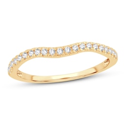 Now + Forever Diamond Wedding Band 1/8 ct tw Round-Cut 14K Yellow Gold