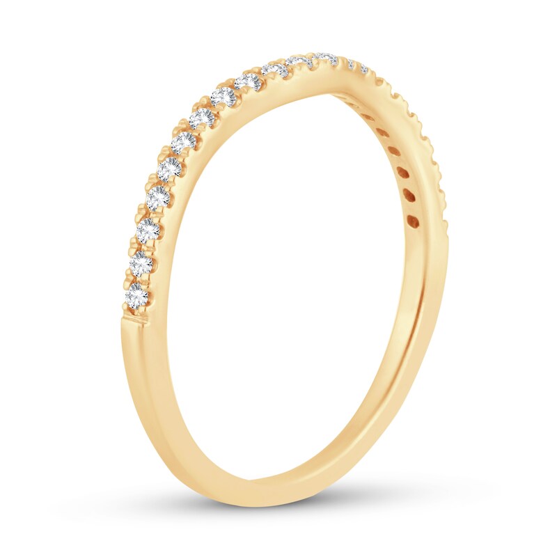 Diamond Wedding Band 1/8 ct tw Round-Cut 14K Yellow Gold