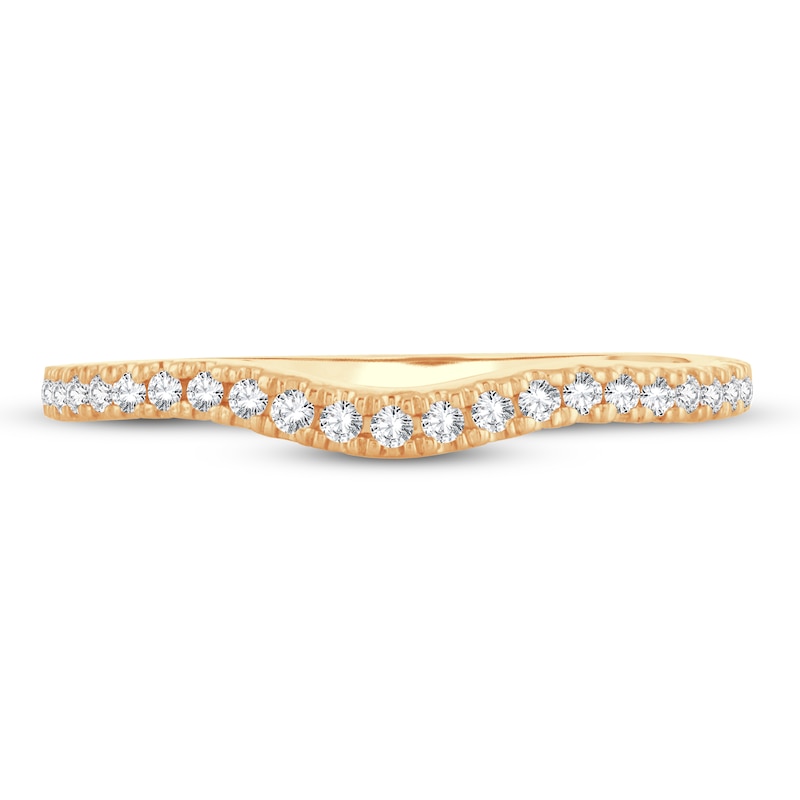 Diamond Wedding Band 1/8 ct tw Round-Cut 14K Yellow Gold